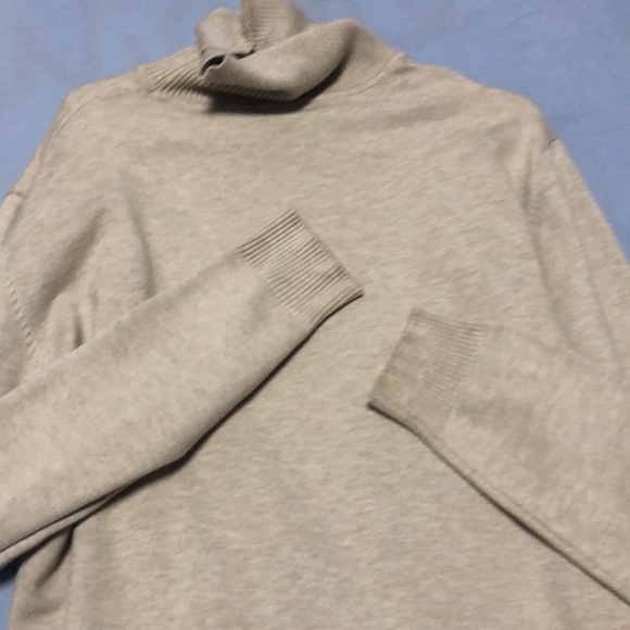 Men's coffee wool knitted fabric long-sleeved T-shirt - Picture 6 of 16
